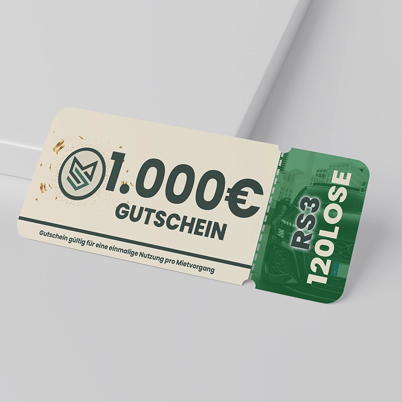 1000 Euro Gutschein (120 Lose)