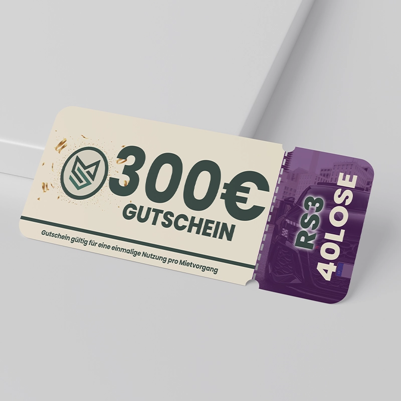 300€ Gutschein (40 Lose)
